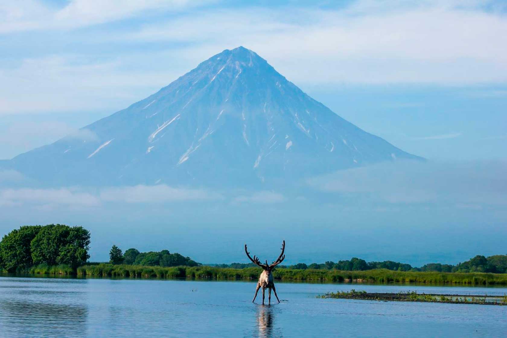  Заповедники и национальные парки России. Кроноцкий вулкан.