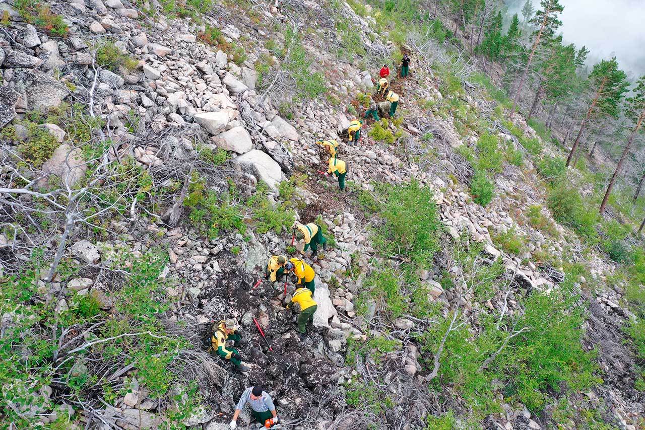  Волонтёры в Забайкальском национальном парке