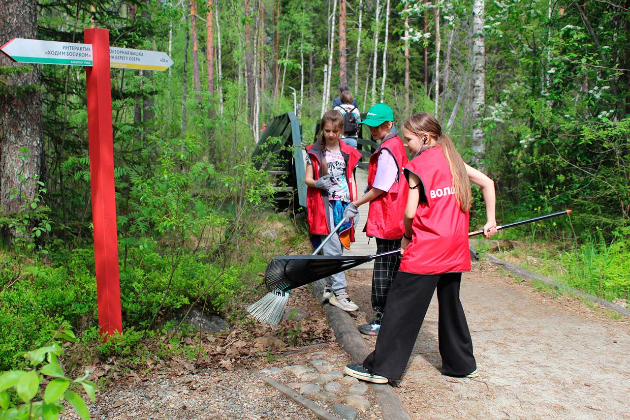  Участники проекта «Когда природа оживает» Костомукшского заповедника