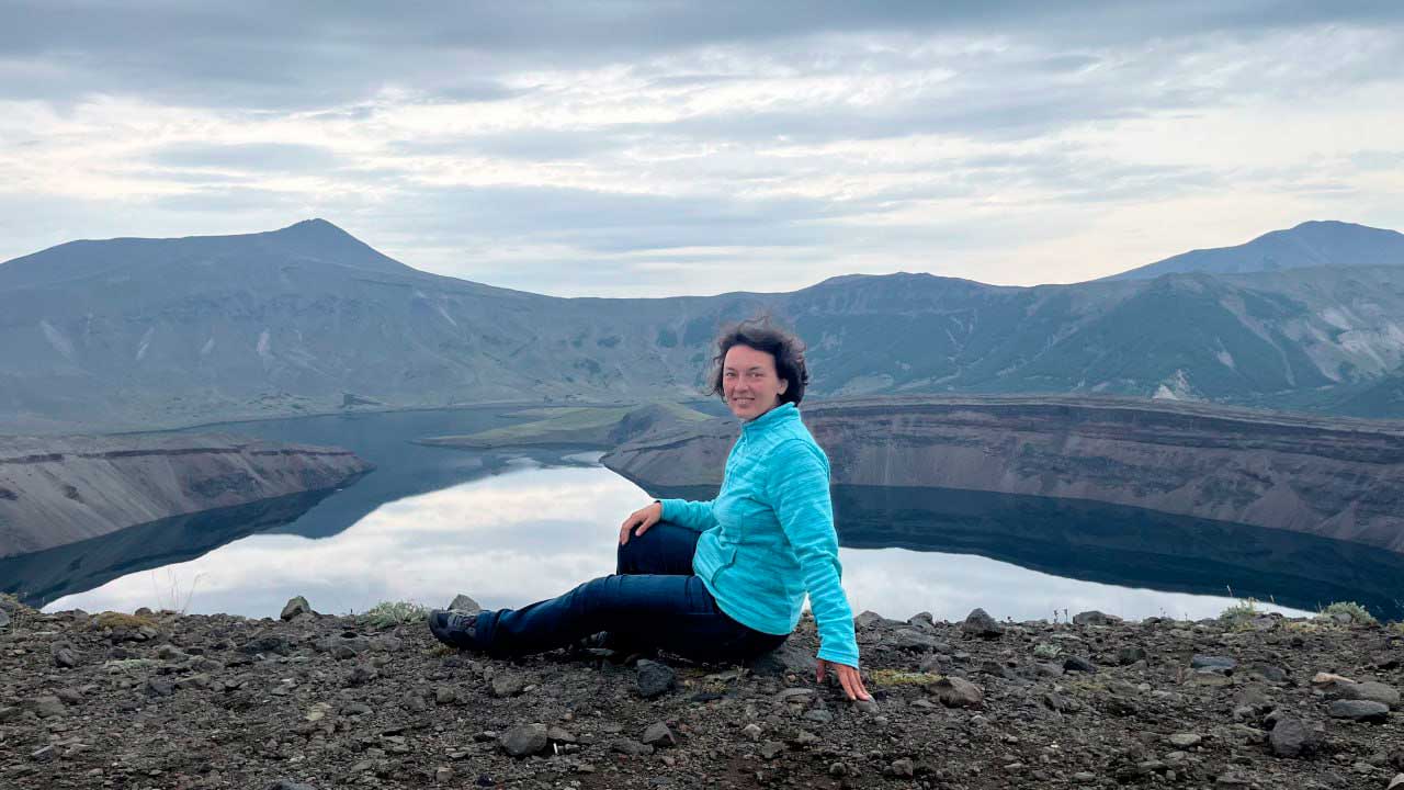  Алёна на волонтёрской смене в Кроноцком заповеднике