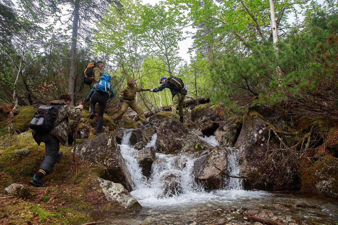  Туристы на территории Буреинского заповедника
