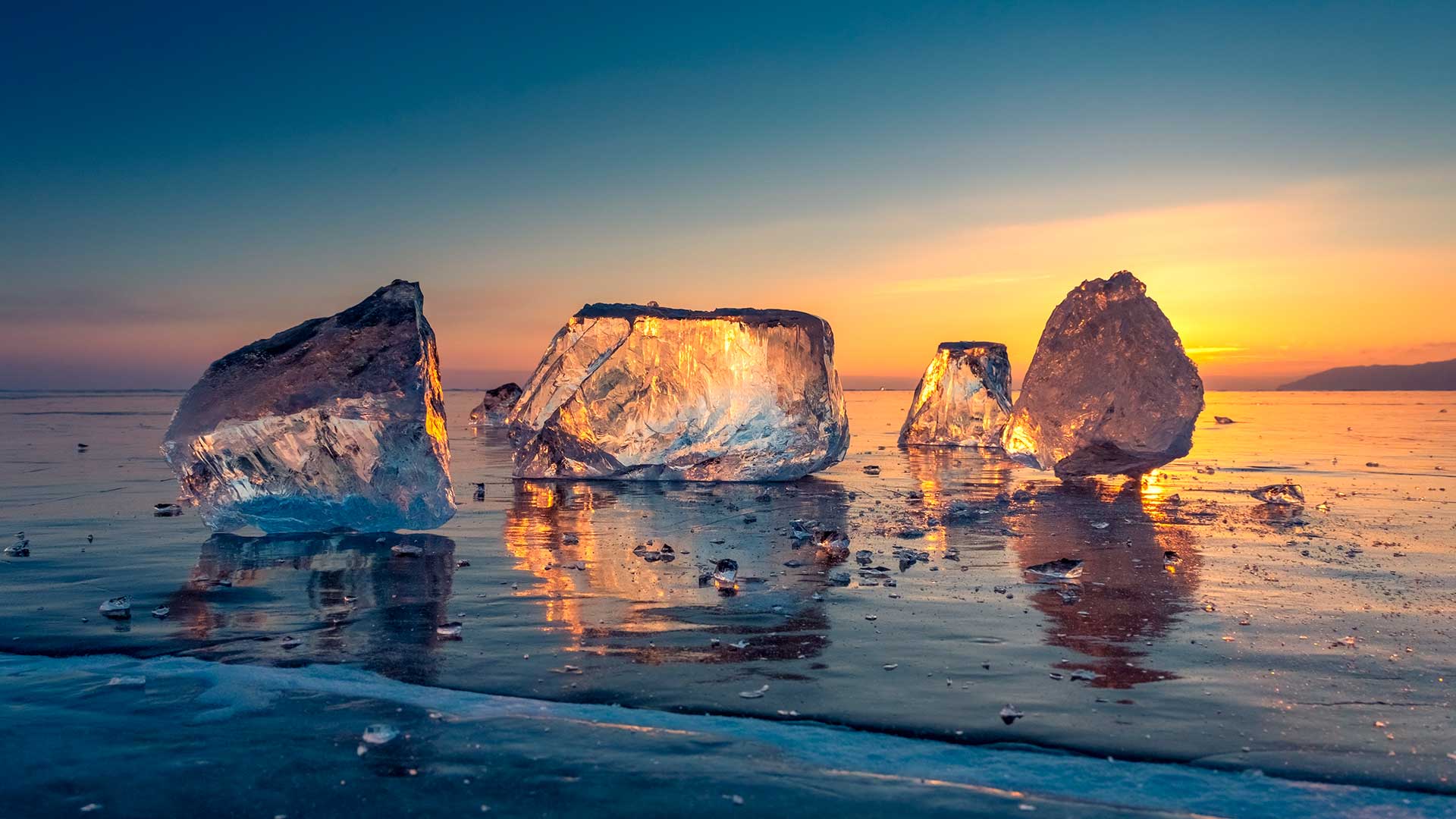  Озеро Байкал зимой