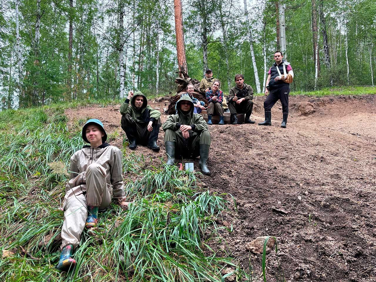  Волонтёры в нацпарке «Чикой»