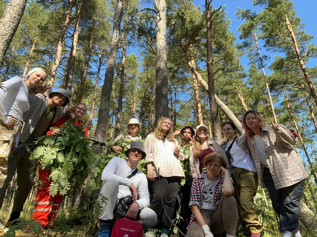  Волонтёры на Куршской косе