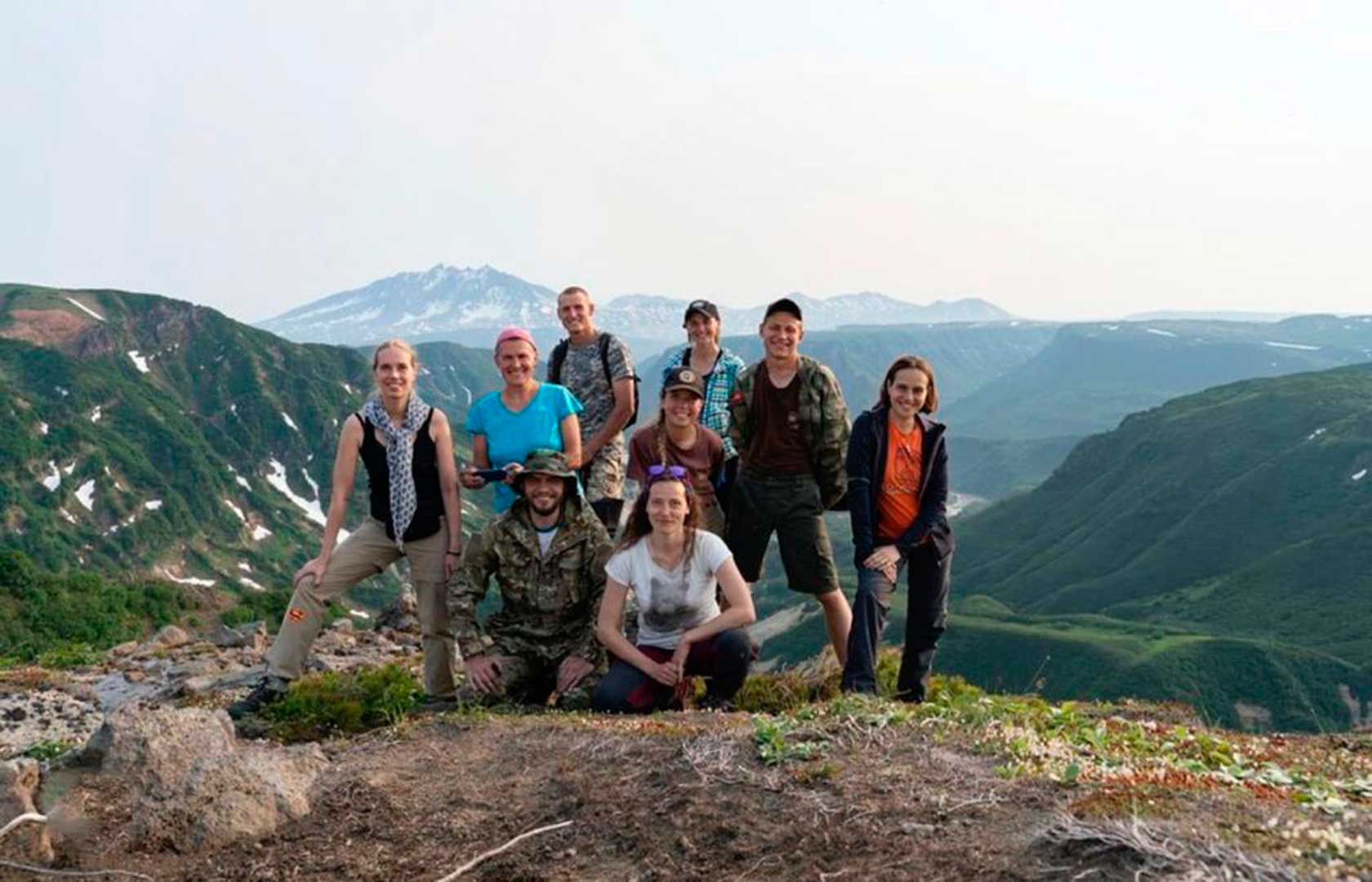  Волонтёры в Кроноцком заповеднике.